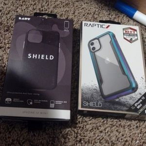 Raptic iPhone 12 mini Case NWT 10ft and Shield Impact Case 2 cases NWT LOT